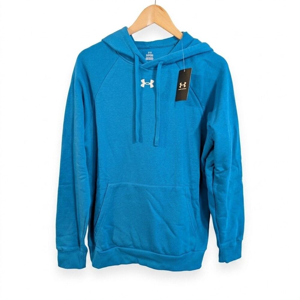 Under Armour Men's Rival Fleece Hoodie Blue Size Small NWT